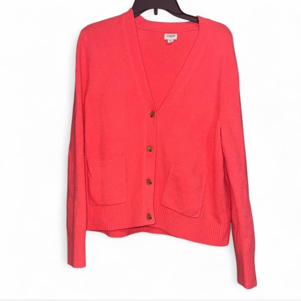 Cozy Pink Button-Up J.Crew Women's Sweater Cardigan